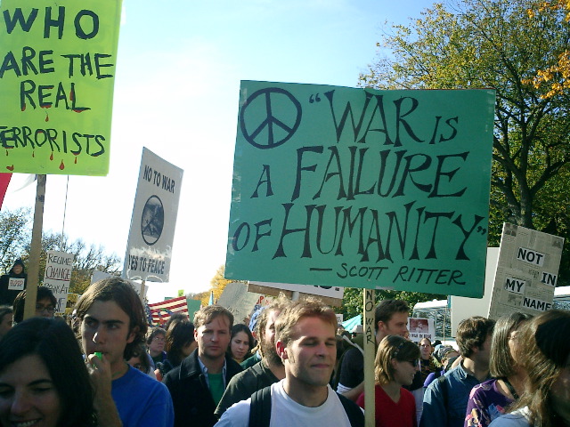 War is a Failure of Humanity  --Ritter