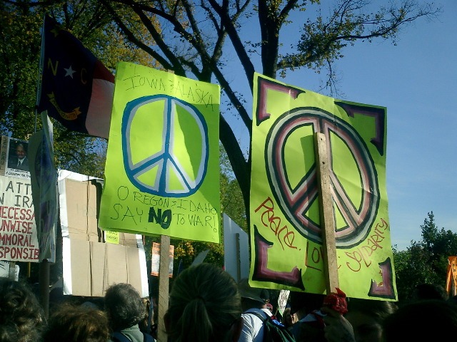 Iowa & Alaska, Oregon & Idaho Say NO to War