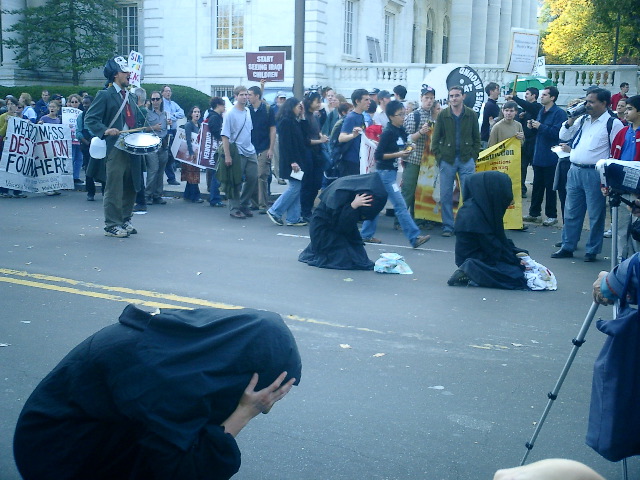 The women weep and wail...