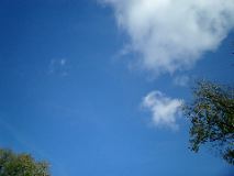 blue skies?